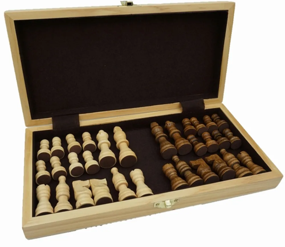 Tout Pour le Jeu Coffret pliant jeu échec 28 cm : plateau+32 pièces