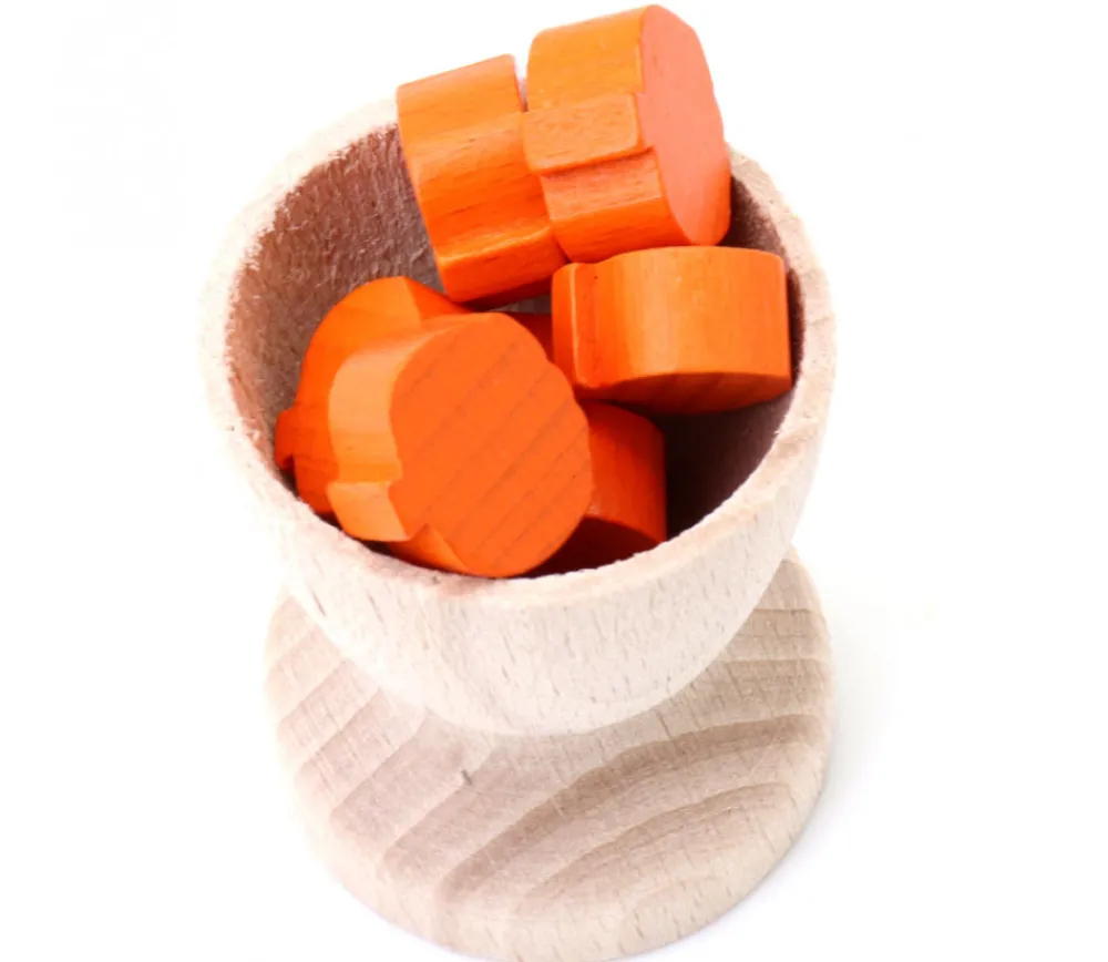 Tout Pour le Jeu Coquetier en bois naturel 5 cm de hauteur
