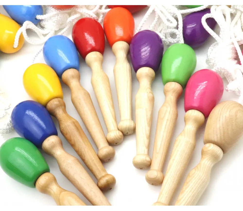 Enfant Tout Pour le Jeu Corde à sauter GM en bois (1 couleur au hasard)