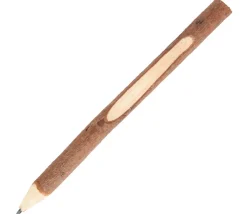 Tout Pour le Jeu Crayon écorce branche de bois avec encoche - 17 cm