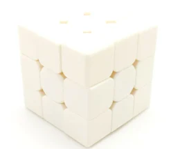 Tout Pour le Jeu Cube magique blanc 5.5 cm à personnaliser jeu de patience 6 faces 3x3x3