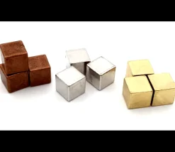 Tout Pour le Jeu Cube métal couleur bronze 8 x 8 x 8 mm à l'unité