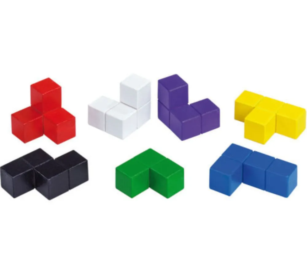 Tout Pour le Jeu Cube SOMA 7 cm composé de cubes 2.3 x 2.3 cm en bois
