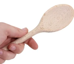 Tout Pour le Jeu Cuillère plate bois naturel 20 cm - cuisine et loisirs créatifs