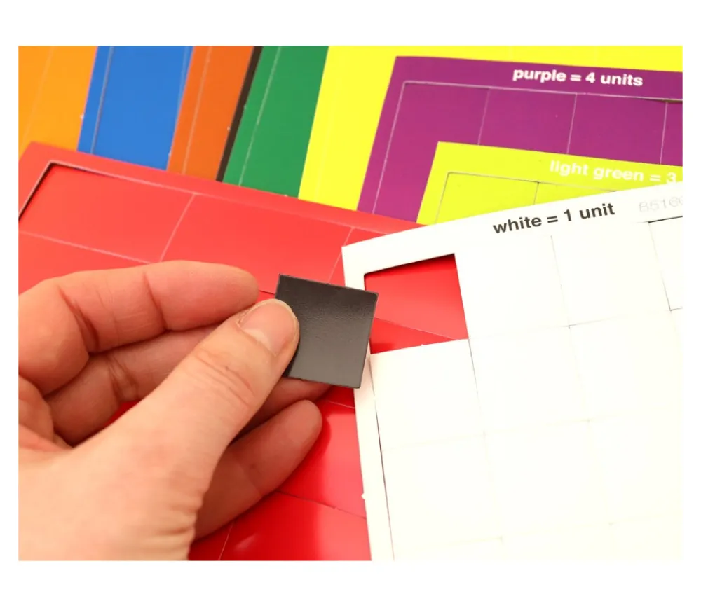 Tout Pour le Jeu Cuisenaire magnétique - 64 réglettes géantes aimantées