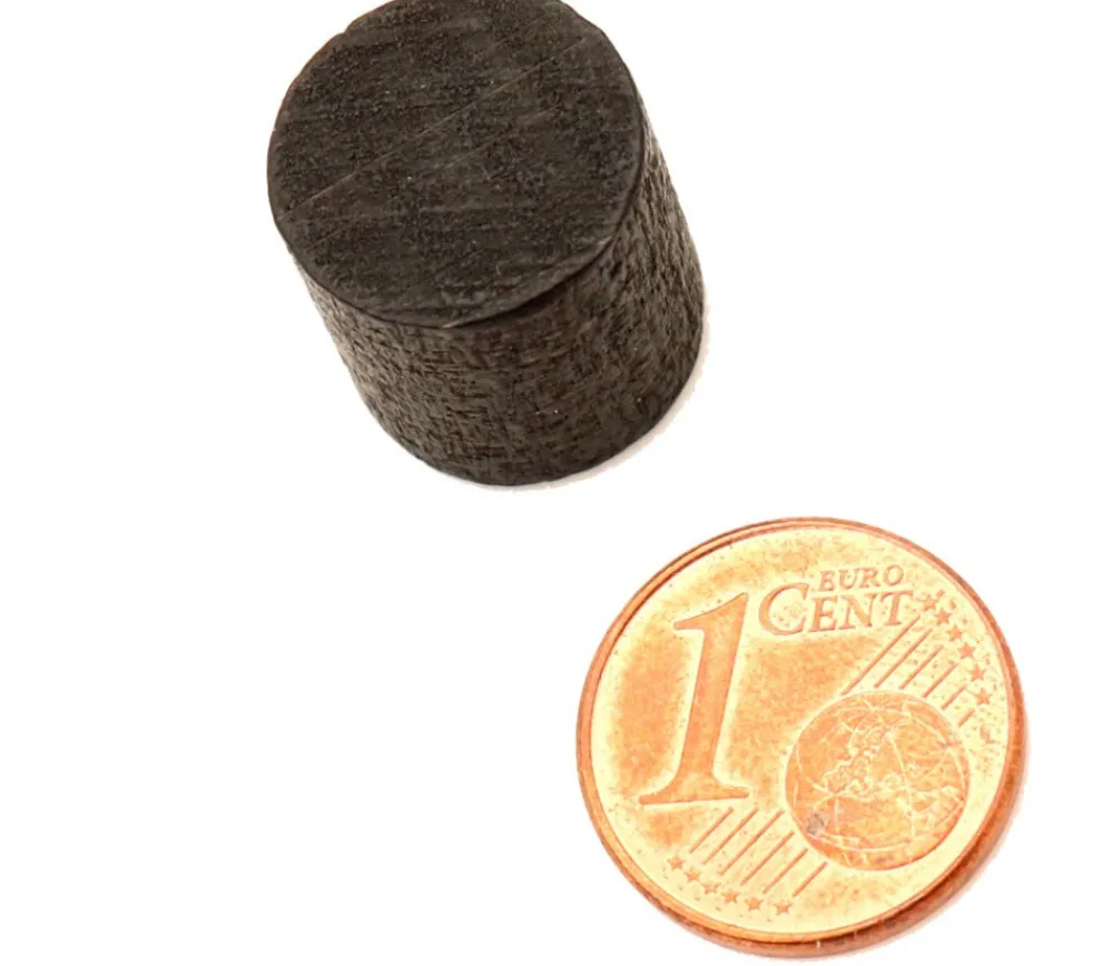 Tout Pour le Jeu Cylindre violet en bois 15 x 13 mm pion de jeu