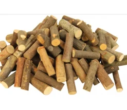 Tout Pour le Jeu Cylindres en bois brut avec écorce 6 cm - 1 kg