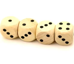 Tout Pour le Jeu Dé 1 2 2 3 3 4 en bois 16 mm avec les points