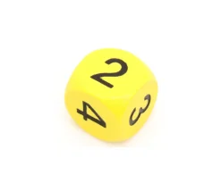 Tout Pour le Jeu Dé 2 2 3 3 4 4 en bois de 16 mm jaune