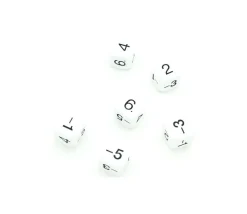 Tout Pour le Jeu Dé -1 -3 -5 2 4 6 pair positif et impair négatif en 22 mm