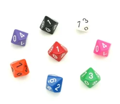 Tout Pour le Jeu Dé à 10 faces 0 à 9 opaques jeux de rôle d10 à l'unité