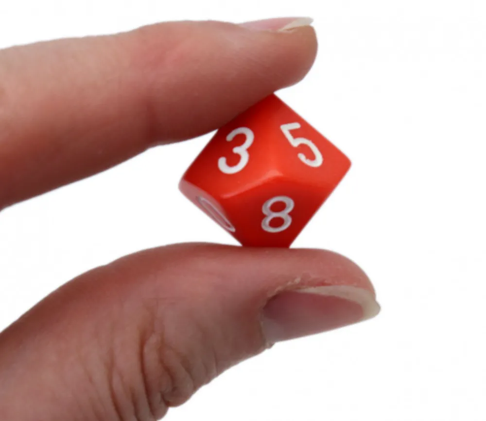 Tout Pour le Jeu Dé à 10 faces 0 à 9 opaques jeux de rôle d10 à l'unité