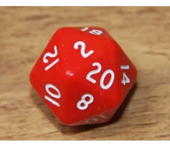 Tout Pour le Jeu Dé à 20 faces couleurs opaques jeux de rôle à l'unité (couleur mise au hasard)