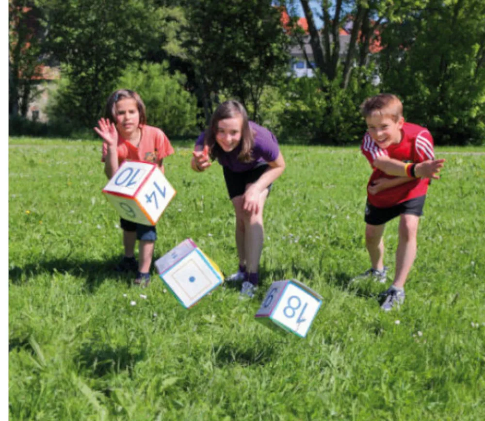 Tout Pour le Jeu Dé 10 cm faces modifiables personnalisable à volonté multicolore