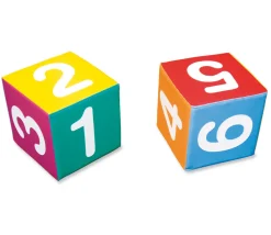 Tout Pour le Jeu Dé 30 cm mousse vinyle faces couleurs chiffres 1 à 6 pour jeu XXL