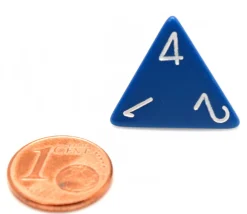 Tout Pour le Jeu Dé 4 faces 1 à 4 opaques d4 pour jeux à l'unité