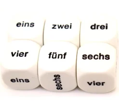 Tout Pour le Jeu Dé 6 faces allemand 1 à 6 - eins sechs