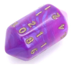 Tout Pour le Jeu Dé 20 faces baril - barrel dice à l'unité (couleur mise au hasard)