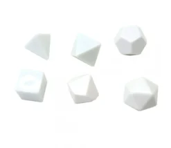 Tout Pour le Jeu Dé 8 faces blanc neutre à personnaliser standard 2.5 cm