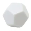 Tout Pour le Jeu Dé 12 faces blanc neutre à personnaliser 2.2 cm