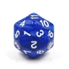 Tout Pour le Jeu Dé 30 faces bleu nacré D30 de jeu
