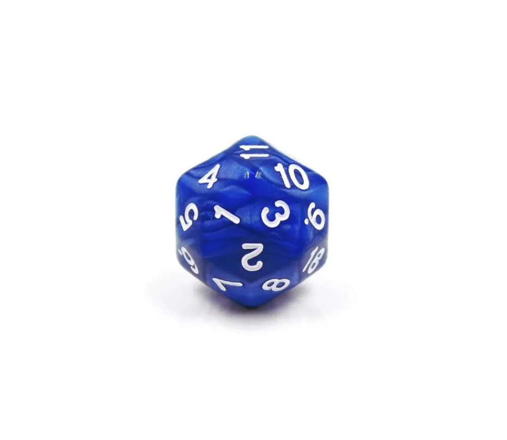 Tout Pour le Jeu Dé 30 faces bleu nacré D30 de jeu