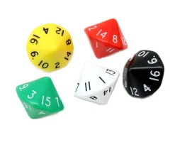 Tout Pour le Jeu Dé 16 faces D16 à l'unité (couleur mise au hasard)