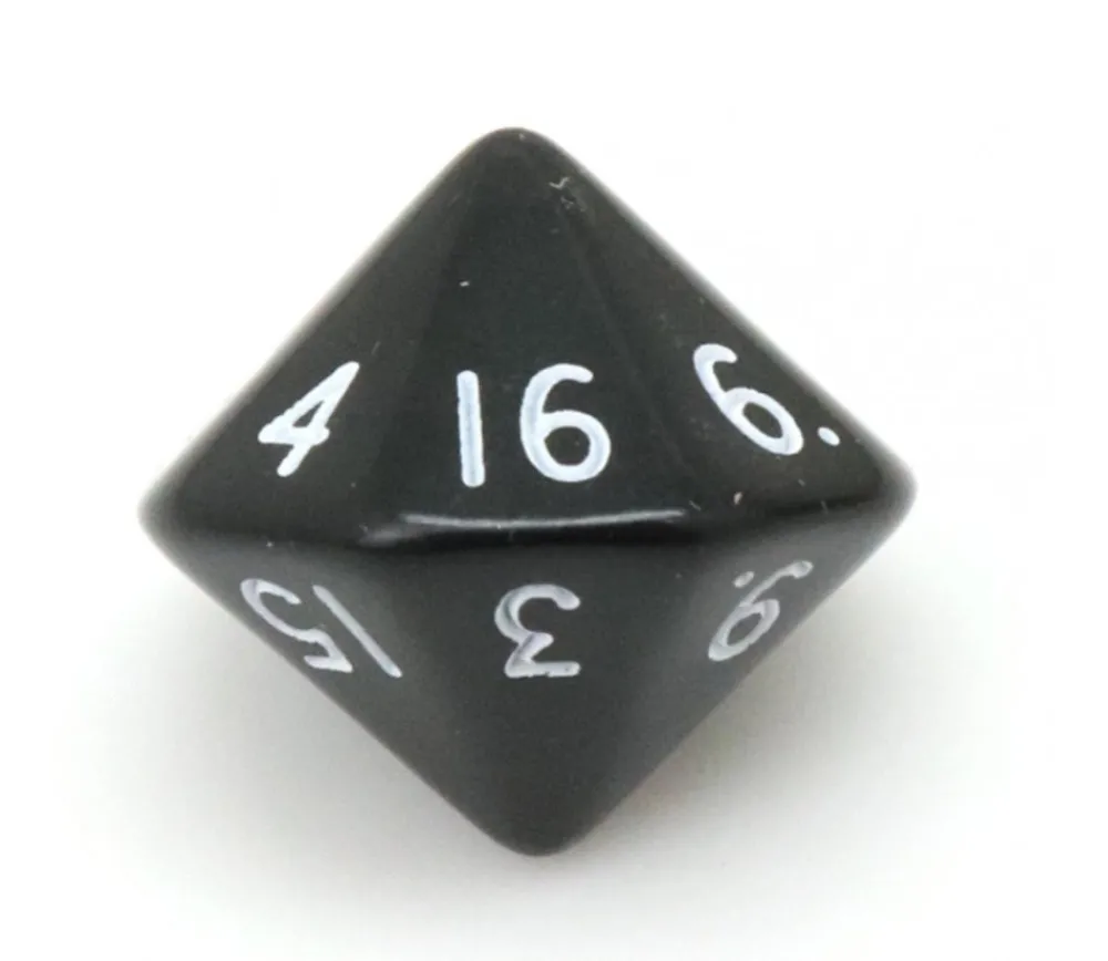 Tout Pour le Jeu Dé 16 faces D16 à l'unité (couleur mise au hasard)