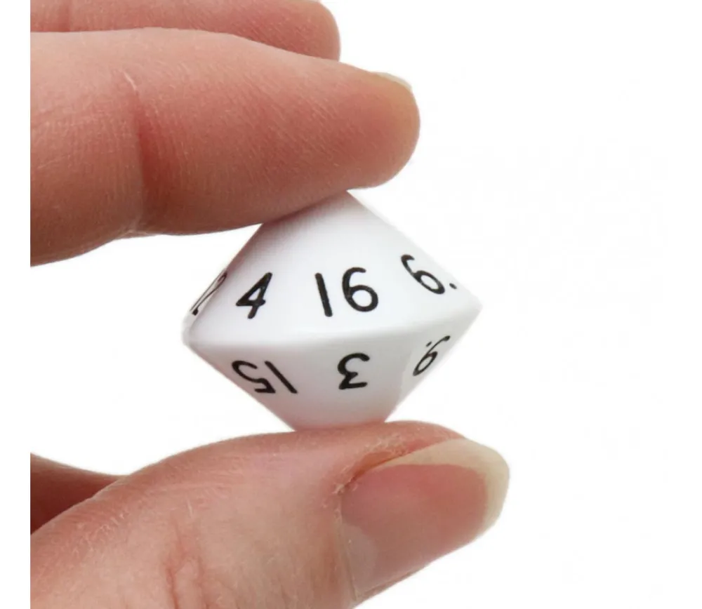 Tout Pour le Jeu Dé 16 faces D16 à l'unité (couleur mise au hasard)