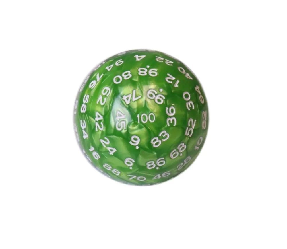 Tout Pour le Jeu Dé 100 faces D100 de jeu