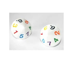 Tout Pour le Jeu Dé 14 faces de 1 à 7 chiffres colorés 4 cm