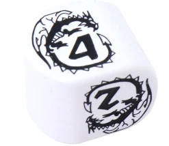 Tout Pour le Jeu Dé 4 faces dragon moderne (forme arrondie)