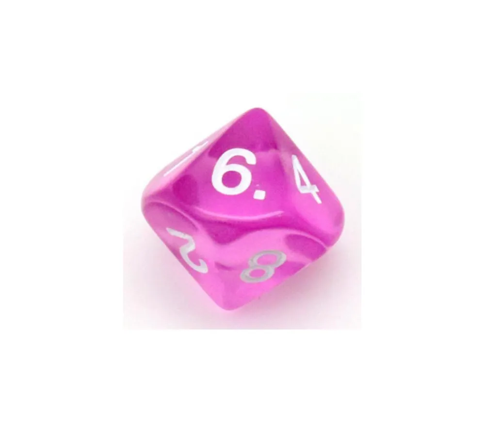 Tout Pour le Jeu Dé 10 faces en translucide de 0 à 9 à l'unité (couleur mise au hasard)