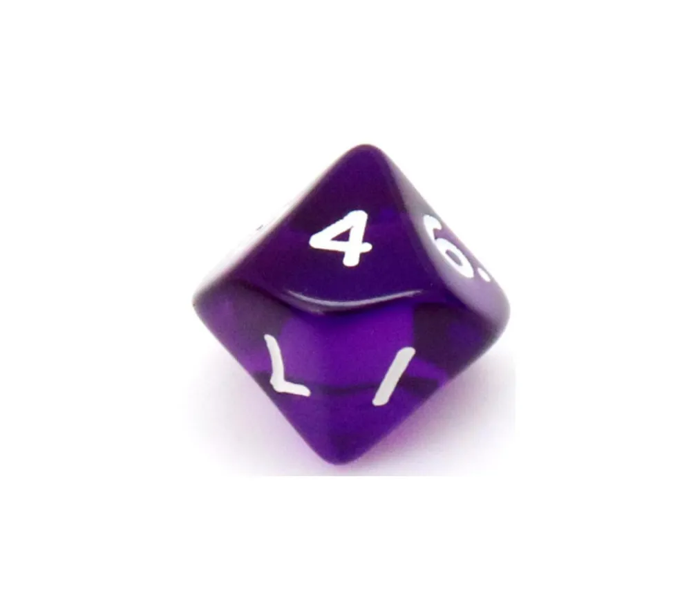 Tout Pour le Jeu Dé 10 faces en translucide de 0 à 9 à l'unité (couleur mise au hasard)