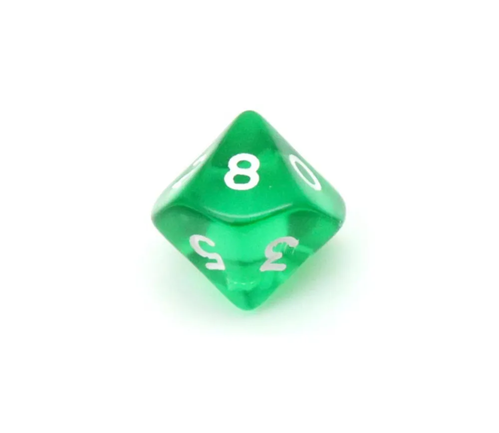 Tout Pour le Jeu Dé 10 faces en translucide de 0 à 9 à l'unité (couleur mise au hasard)