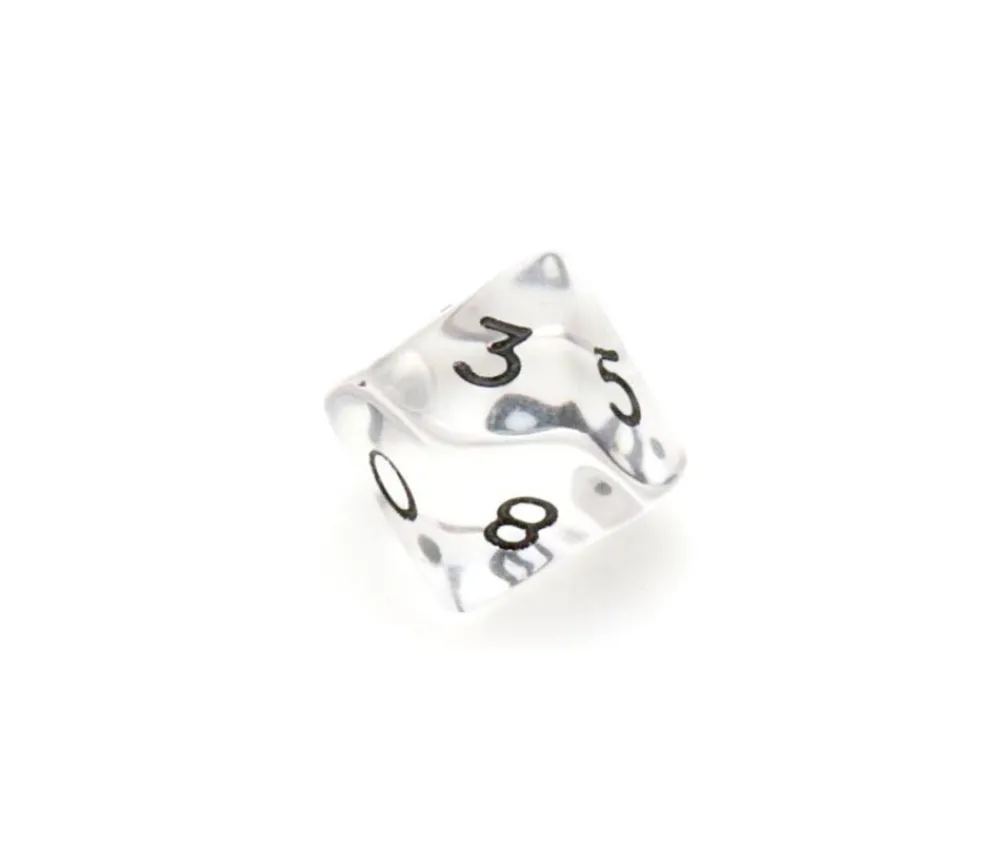 Tout Pour le Jeu Dé 10 faces en translucide de 0 à 9 à l'unité (couleur mise au hasard)
