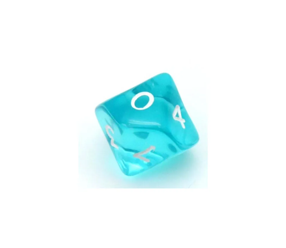 Tout Pour le Jeu Dé 10 faces en translucide de 0 à 9 à l'unité (couleur mise au hasard)