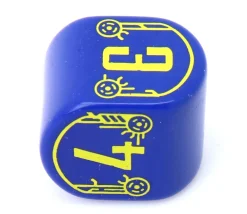 Tout Pour le Jeu Dé 4 faces Galactic moderne (forme arrondie)