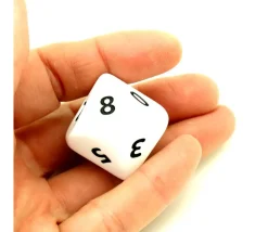 Tout Pour le Jeu Dé 10 faces géant d10 opaques JUMBO