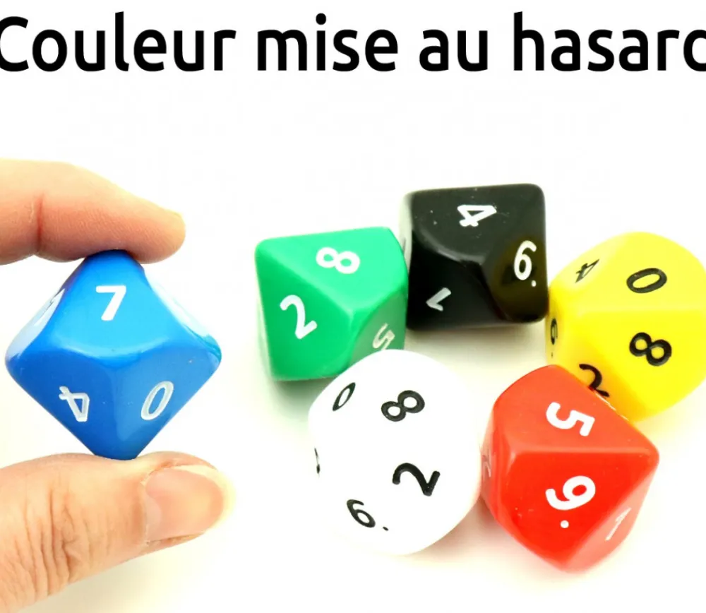 Tout Pour le Jeu Dé 10 faces géant d10 opaques JUMBO