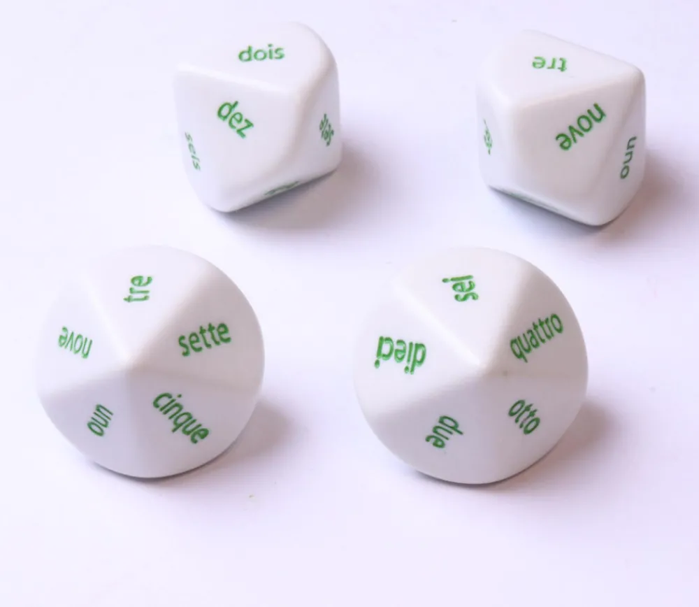 Tout Pour le Jeu Dé 10 faces italien da uno a dieci