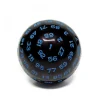 Tout Pour le Jeu Dé 100 faces noir et bleu D100 de jeu