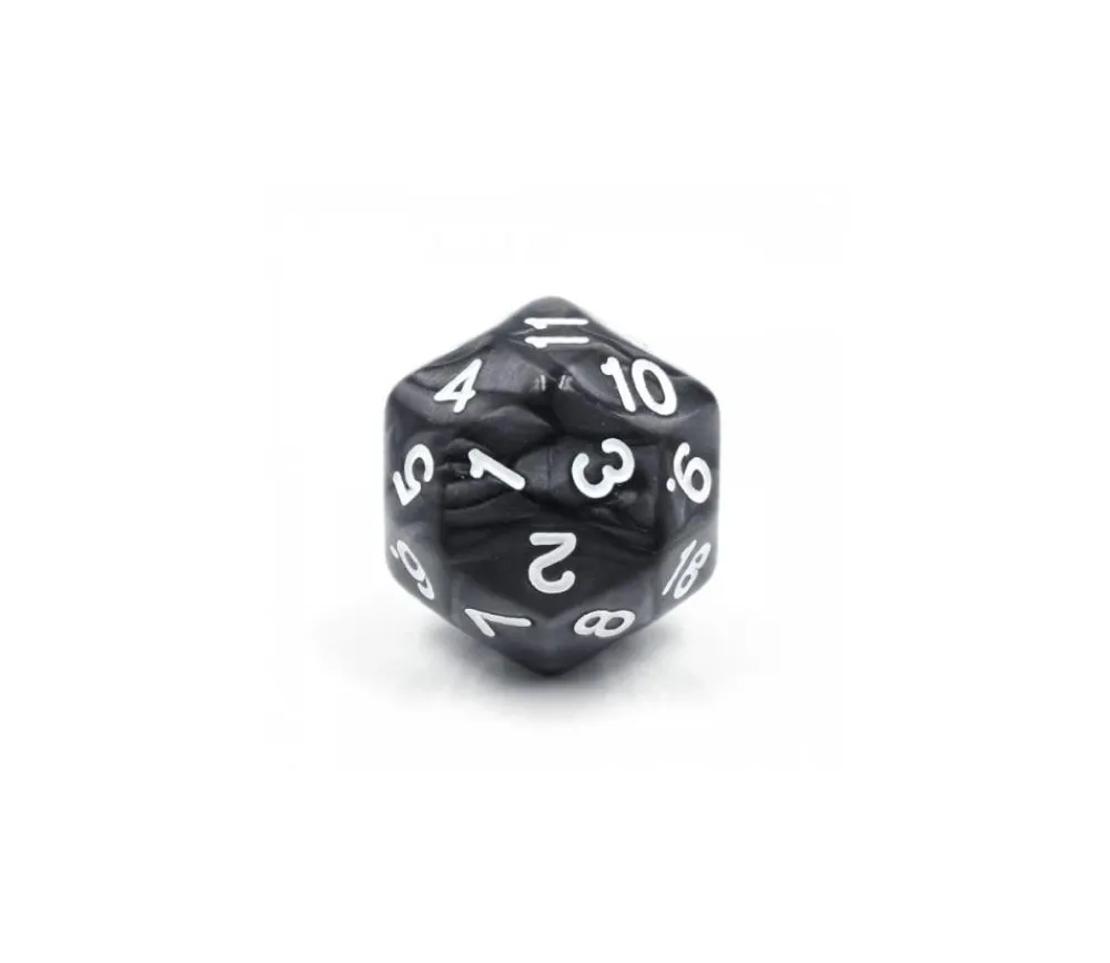 Tout Pour le Jeu Dé 30 faces noir perle D30 de jeu