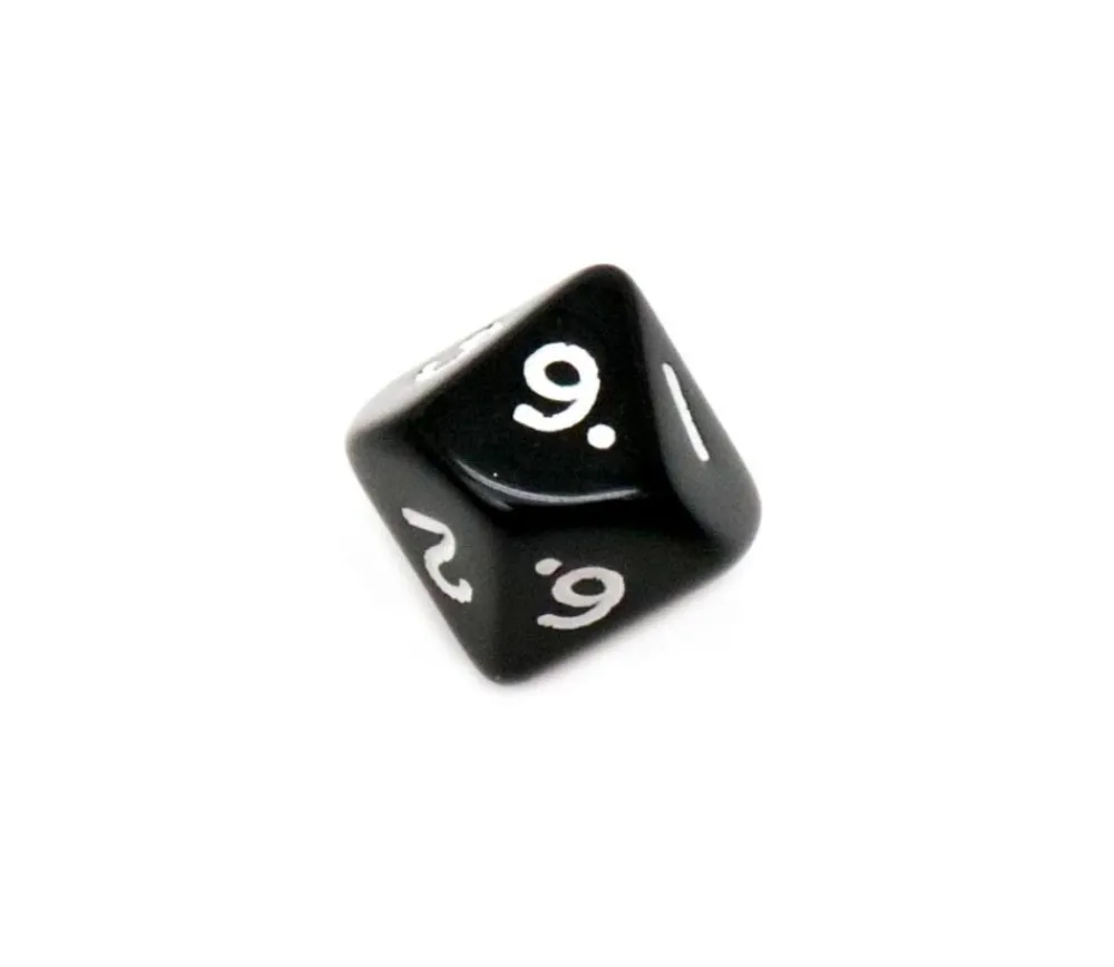 Tout Pour le Jeu Dé 10 faces opaque 0 à 9 à l'unité (couleur mise au hasard)