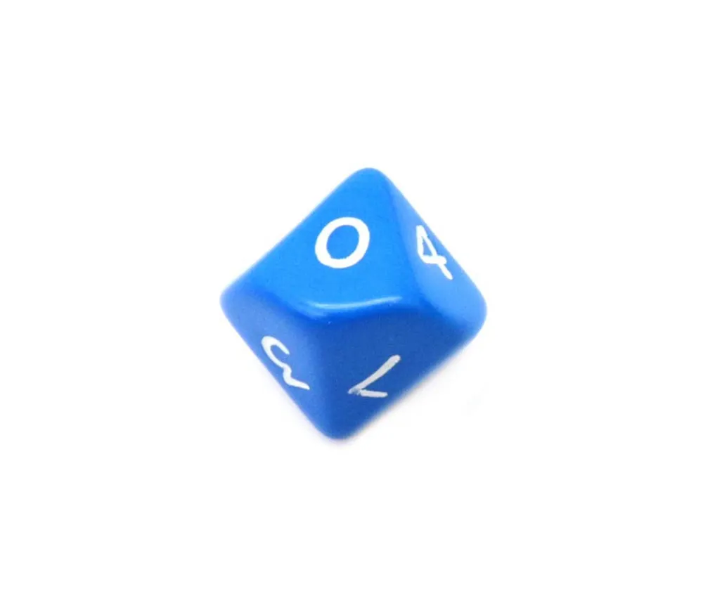 Tout Pour le Jeu Dé 10 faces opaque 0 à 9 à l'unité (couleur mise au hasard)