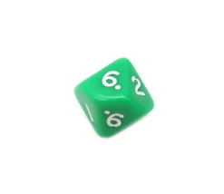 Tout Pour le Jeu Dé 10 faces opaque 0 à 9 à l'unité (couleur mise au hasard)