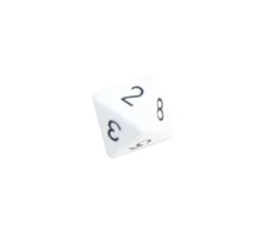 Tout Pour le Jeu Dé 8 faces opaque à l'unité (couleur au hasard)
