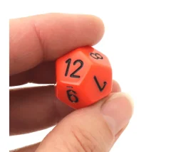 Tout Pour le Jeu Dé 12 faces pour jeu opaque D12 standard à l'unité