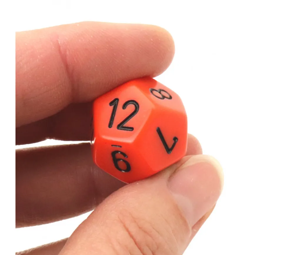 Tout Pour le Jeu Dé 12 faces pour jeu opaque D12 standard à l'unité