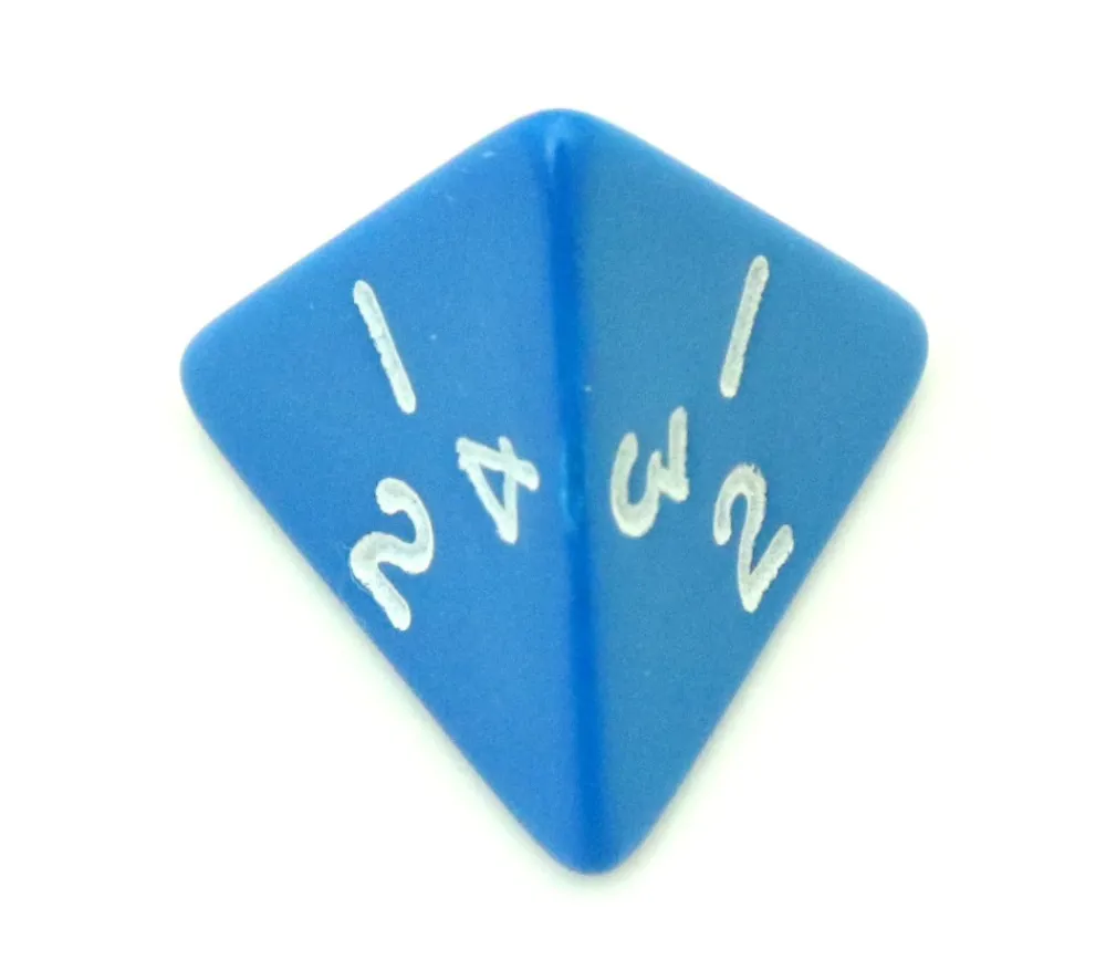 Tout Pour le Jeu Dé 4 faces pyramide 1 à 4 opaque à l'unité (couleur mise au hasard)